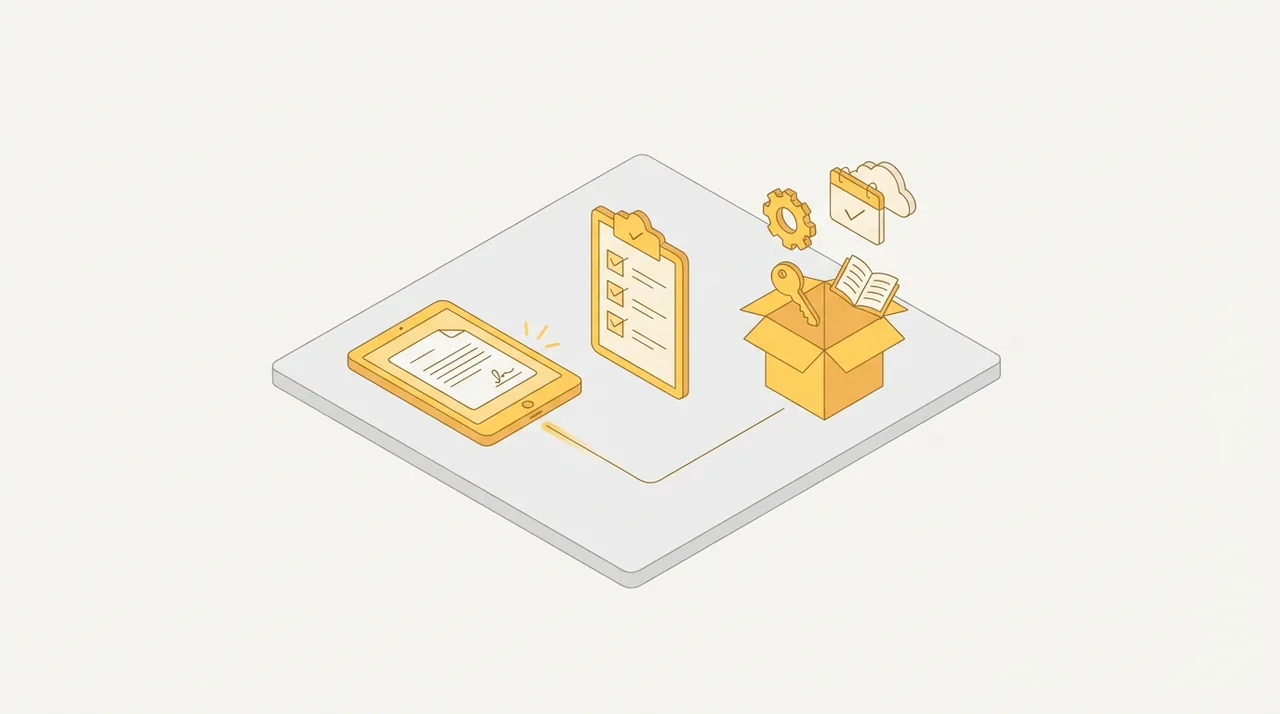 Onboarding employé lancé à la signature du contrat